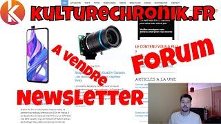 Kulture ChroniK ACTU : Forum, PUB, Newsletter, Revenus, Objets à vendre ...