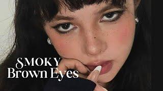 Smokey Makeup For BROWN EYES  Italian Girl Makeup by Kayoko小加代