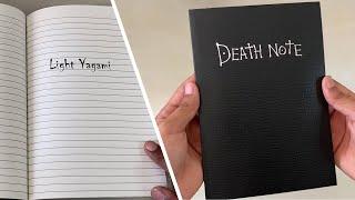 REAL Death Note (Unboxing + ALL Pages) - Includes ALL Character Names + Light's name itself.