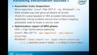 Performance Essentials 7  OpenMP 4 Vectorization  Measuring Success