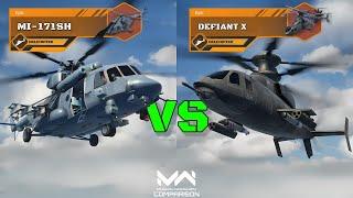 New VIP Heli MI-171SH VS Defiant X | Epic Helicopter Comparison | Modern Warships