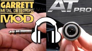 GARRETT AT Pro Metal Detector Headphones (ADAPTER MOD)