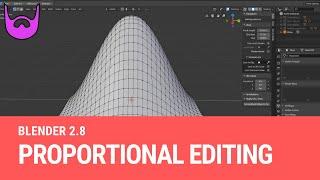 Proportional Editing [Blender 2.8]