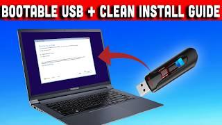 How to Download, Create a Bootable Windows 11 USB Drive with Rufus & Clean Install Step-by-Step