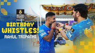 Rahul Tripathi Birthday Celebrations | Chennai Super Kings | IPL 2025