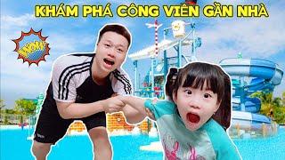 Em MiMi Và Bố Hoàng HiHi Khám Phá Công Viên Gần Nhà | MiMi Family