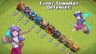 Broom Witch VS Every TownHall | New Troops | Clash of Clans