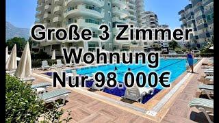 Alanya - Langt zuuuuu! Im STadtteil Mahmutlar große 3 Zimmer Wohnung