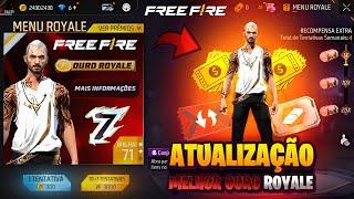 CORREE!! MELHOR OURO ROYALE E SKIN DOS ESTILHAÇOS, CUBO MÁGICO GRÁTIS E NOVOS EVENTOS - FREE FIRE