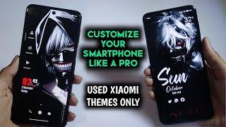 Use Only Xiaomi Themes To Customize like this | Ken Kaneki | Home & Lock Screen setup