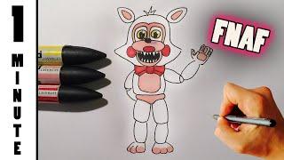 How to draw adventure Toy Foxy from Five Nights at Freddy's World | Preview