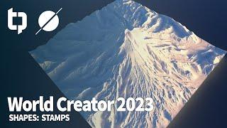 World Creator 2023 | Ep. 10 | Shape Layers - Stamps