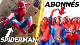 On a TRANSFORMÉ 10 ABONNÉS en SPIDERMAN (version extrême)