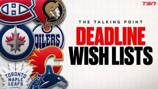 Trade Deadline wish lists for all seven Canadian teams