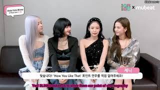 BLACKPINK | members react to Lisa (Mubeat Interview)