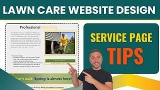 Lawn Care Website | Quick Service Page Tips to Maximize Spring Rush Conversions!