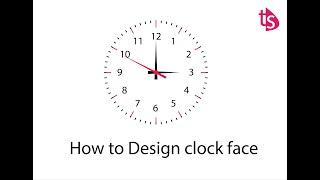 Clock face Design Adobe illustrator Art