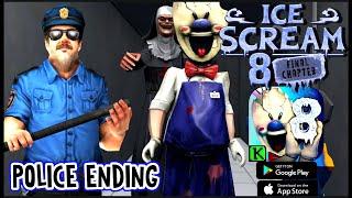 ICE SCREAM 8 UPDATE POLICE ENDING | Ice Scream 8 Update.