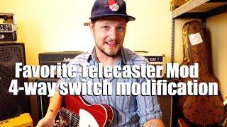 Favorite Telecaster Modification 4-way switch Series Wiring