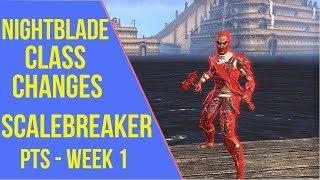 Nightblade Class Changes | ESO Scalebreaker PTS - Week 1