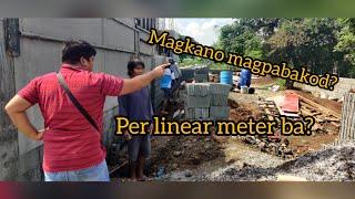 magkano magpagawa ng bakod? chb fence per linear meter Philippines ph