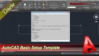 Autocad 2018 Basic Setup Tutorial | Course For Beginner 1