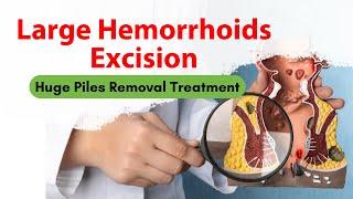 Large Hemorrhoid Excision Surgery in Gurgaon | Huge Piles Removal Treatment | Piles Surgeon in India