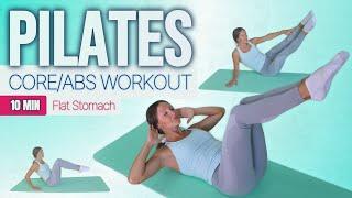 10 MIN CORE PILATES At Home | ABS WORKOUT for Flat Stomach