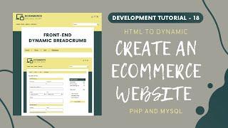 Breadcrumb [Frontend] || Create an Ecommerce Website using PHP MYSQL and AJAX