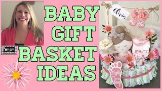 Baby Gift Basket Ideas |  Diaper Cake DIY |  New Wreath Winner! 