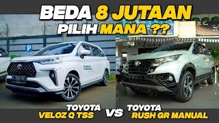 KOMPARASI RUSH GR SPORT FACELIFT VS VELOZ Q CVT TSS -  #teguhku #rushgrsport #toyotarush2024