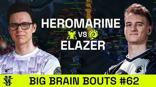 HeRoMaRinE VS Elazer | Big Brain Bouts #62 | Starcraft 2