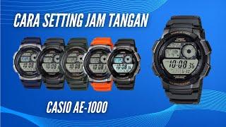 Cara Setting Jam Tangan Casio AE-1000