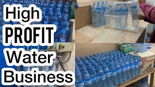 Mineral Water Business - How to Make Mineral Water bottle || Ro Plant business | Mineral Water plant