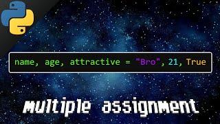 Python multiple assignment 