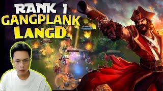  LangD Gangplank - Can 75% Crit Rate One Shot? - LangD Rank 1 Gangplank vs Aatrox