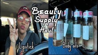 MINI VLOG: SHOP WITH ME AT HOLLYWOOD BEAUTY SUPPLY STORE - BODY OIL/LIPSTICKS/NAILS l Keona Michelle