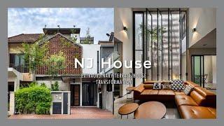 Malaysia's Extraordinary Terrace House Transformation｜NJ House｜Architecture｜House Tour