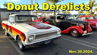 Classic Car Show Donut Derelicts (Nov/30/2024) Huntington Beach, California