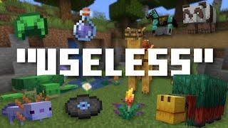 Minecraft's "Useless" Features