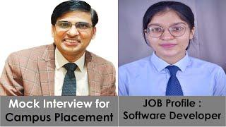 Mock Interview Software Engineers for Freshers I Campus Interview I Arvind Singh Pemawat