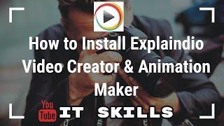 How to Install Explaindio Video Creator And Animation Maker | How to Animate Logo | online taleem