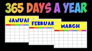 How many days in a year? 365 Days in a Year Song