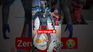 ultraman zero. jadi batu disembuhin gaes dari batu tapi dia malah nagis #ultraman