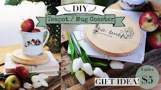 DIY Teapot / Mug Coaster | Farmhouse Style | Gift Idea!