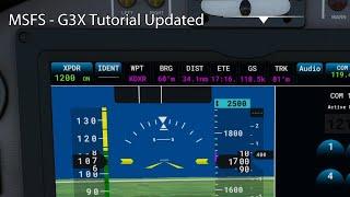 MSFS - G3X Tutorial Updated
