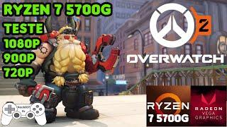 RYZEN 7 5700G | BENCHMARK | OVERWATCH 2 | VEGA 8 OVERCLOCK | 16GB RAM