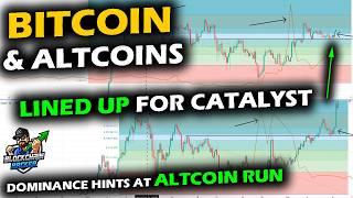 ALL LINED UP, Bitcoin Price Chart & Altcoin Market Rise Structures Like 2021, Looking For Catalyst