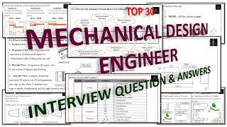 Top-30 Mechanical Design Engineer Interview Question and Answer