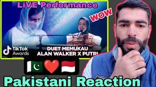 Alan Walker & Putri Ariani Epic Collaboration | Hero TikTok Awards Indonesia 2023  | Mr. Reaction